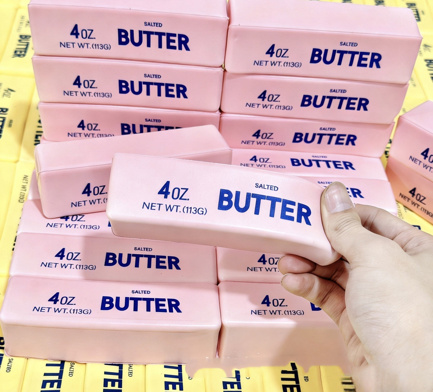 Wet Soft Butter Strip Slow Rebound Squeezing Toy