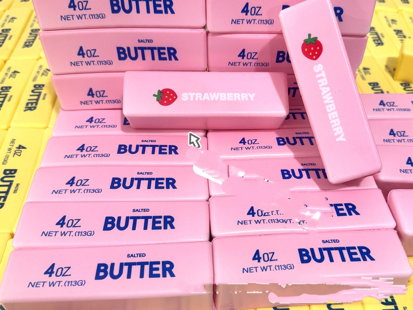 Wet Soft Butter Strip Slow Rebound Squeezing Toy